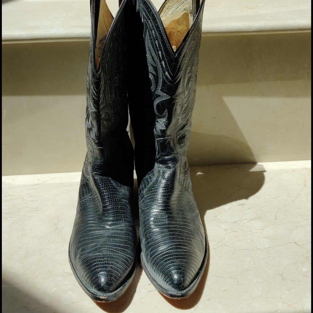Dan Post Lucchese Boot Maker lizard skin boots